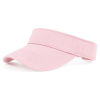 Sun Visor Cap White Pink