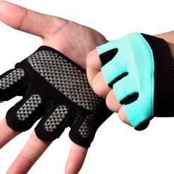 Fingerless Gloves (Cyan)